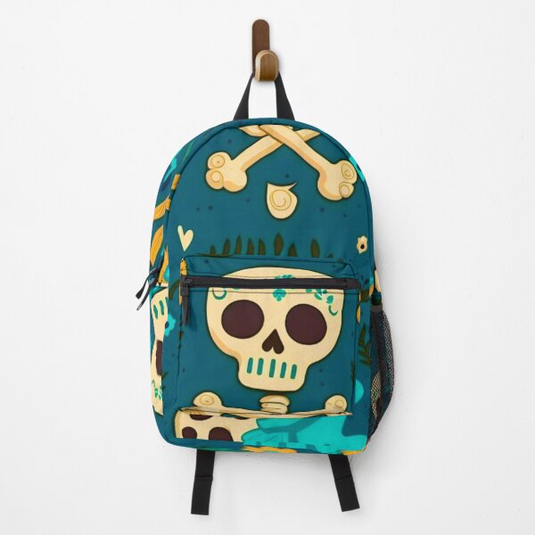 Item preview, Blue Mystic: A Mysterious Pattern of Skulls, Flowers, and Leaves designed and sold by GraphicTeesCo-.
