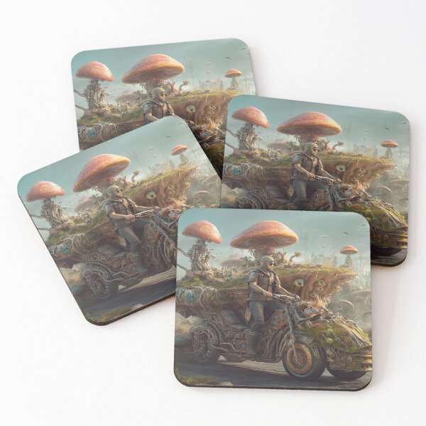 Item preview, Mushroom Majesty: Biomechanical Odyssey designed and sold by Diego Re.