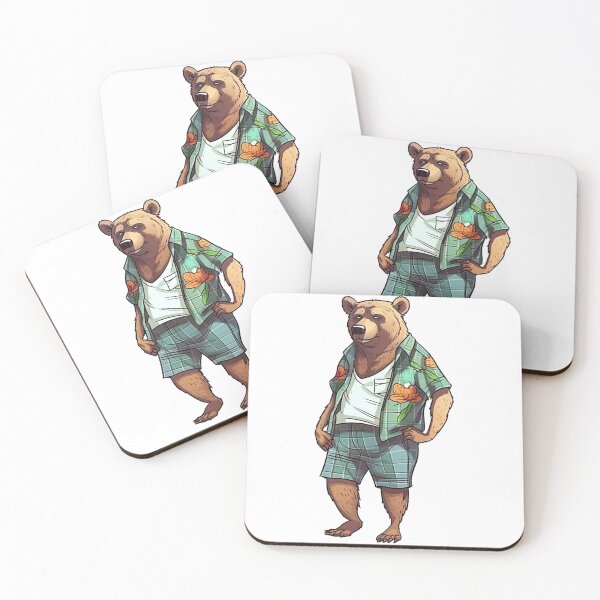 Item preview, Bear in summer outfit designed and sold by hamishby.