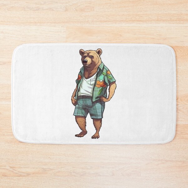 Item preview, Bear in summer outfit designed and sold by hamishby.