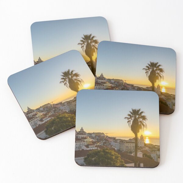 Item preview, The Sunny Soul of Lisbon - Miradouro das Portas do Sol Sunrise  designed and sold by Georgia Mizuleva.
