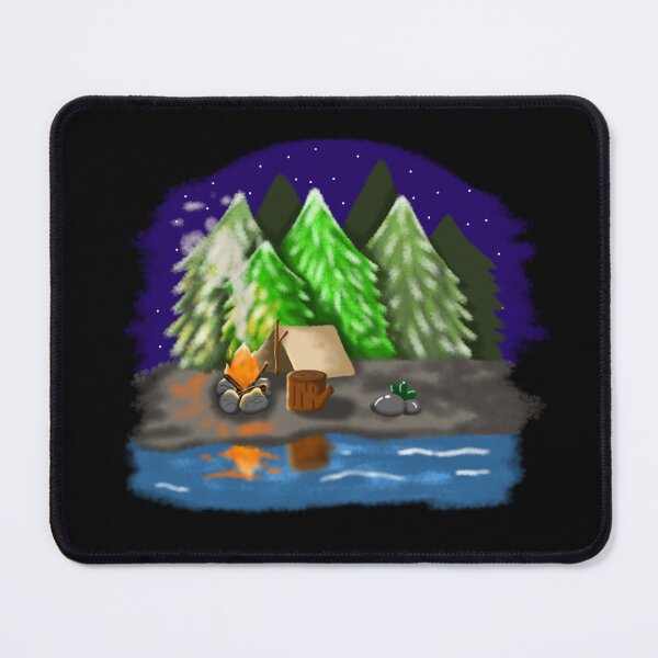 Item preview, Camping at Night designed and sold by RabbitandMoon.
