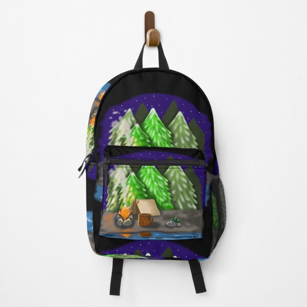Item preview, Camping at Night designed and sold by RabbitandMoon.