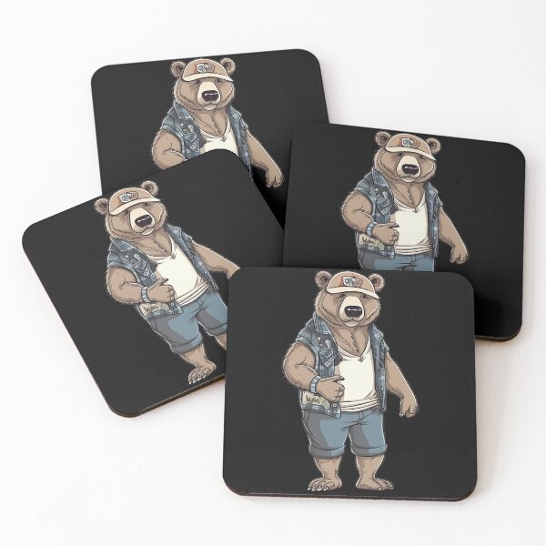 Item preview, Bear in summer outfit designed and sold by hamishby.