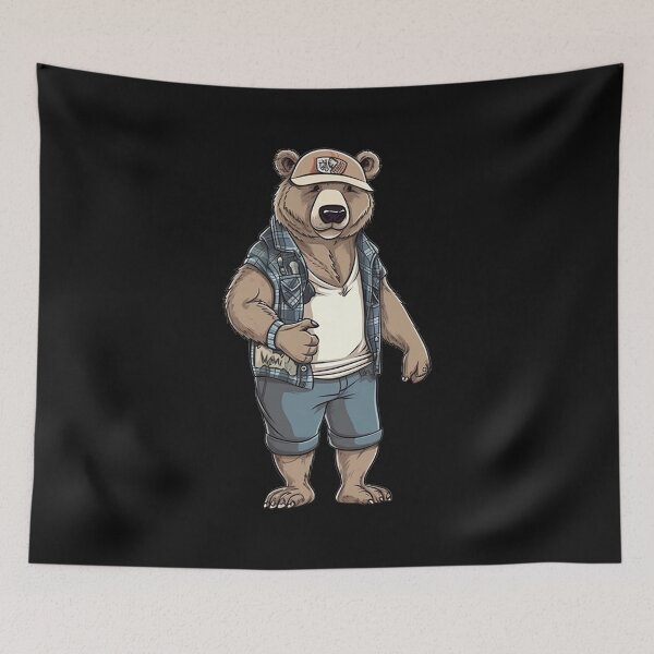 Item preview, Bear in summer outfit designed and sold by hamishby.