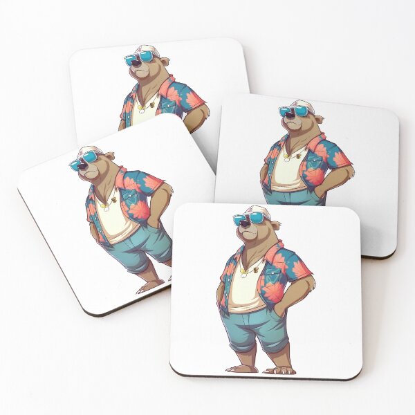 Item preview, Bear in summer outfit designed and sold by hamishby.