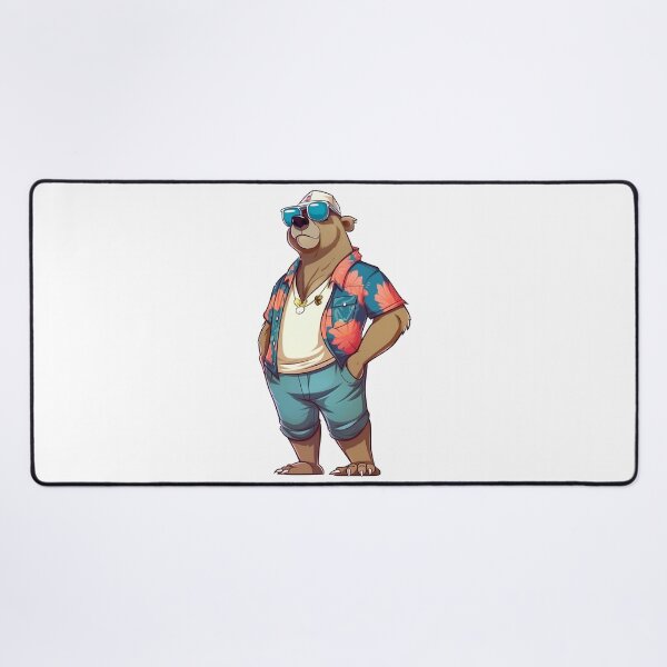Item preview, Bear in summer outfit designed and sold by hamishby.