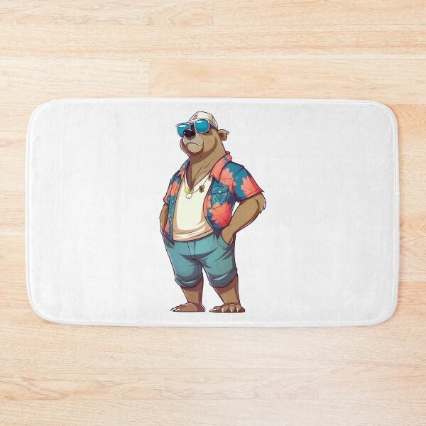 Item preview, Bear in summer outfit designed and sold by hamishby.