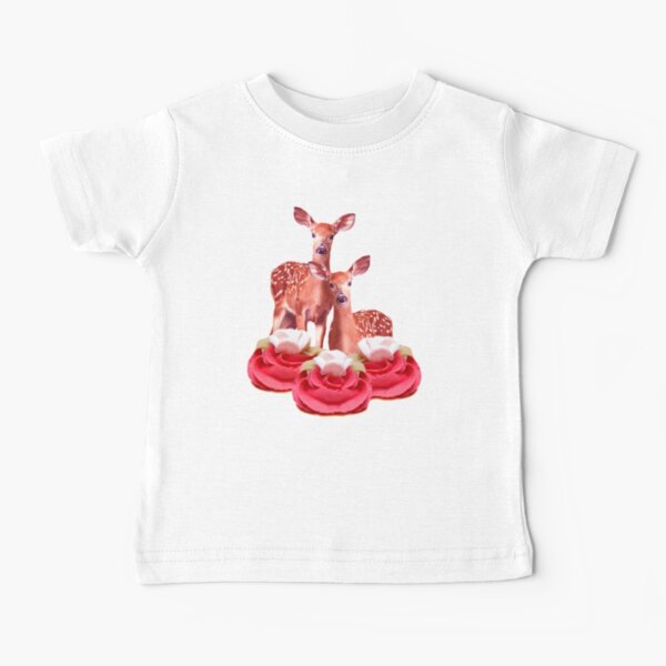 Pink Sugar Bambi by Alice Monber Baby T-Shirt