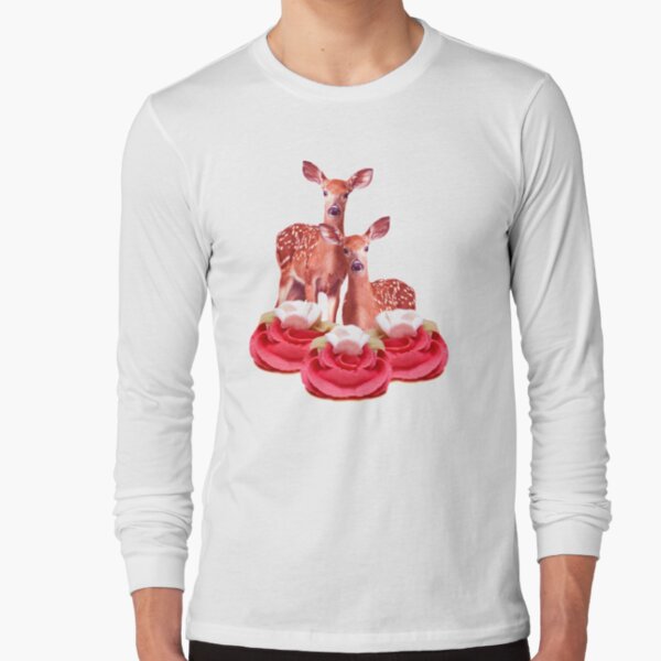 Pink Sugar Bambi by Alice Monber Long Sleeve T-Shirt