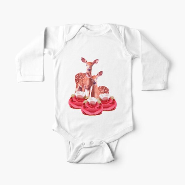 Pink Sugar Bambi by Alice Monber Long Sleeve Baby One-Piece