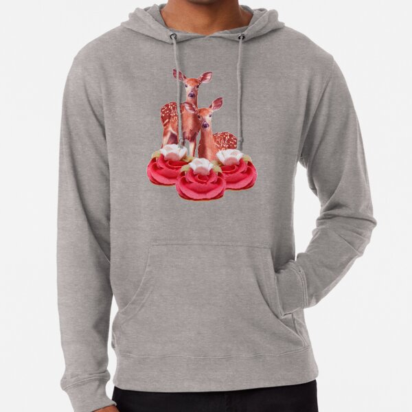 Pink Sugar Bambi by Alice Monber Lightweight Hoodie