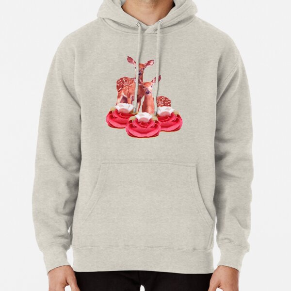 Pink Sugar Bambi by Alice Monber Pullover Hoodie