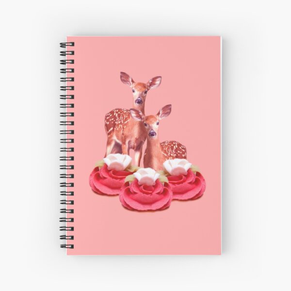 Pink Sugar Bambi by Alice Monber Spiral Notebook