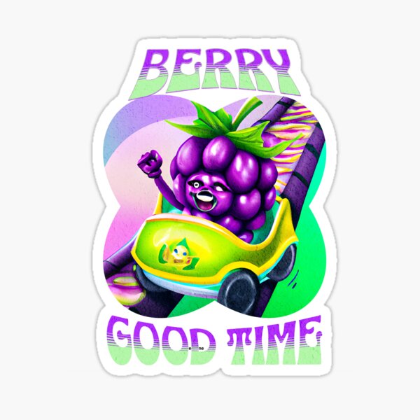 Artikel-Vorschau von Boysenberry fährt Achterbahn Berry Good Time, designt und verkauft von BeansHotTees.