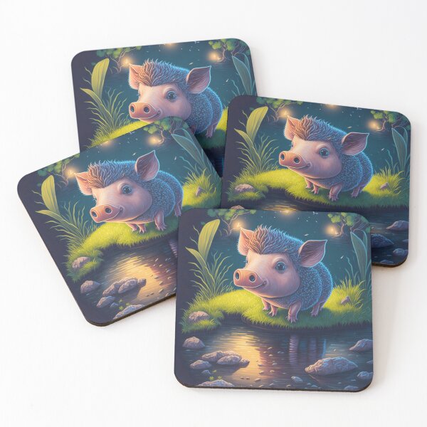 Item preview, Cute River Hog Sticker - Cool Animal designed and sold by joejiing.