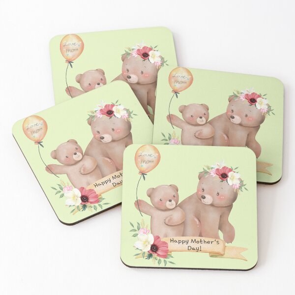 Item preview, Love You Mom - Happy Mother's Day Bear Love designed and sold by DaffodilArts.