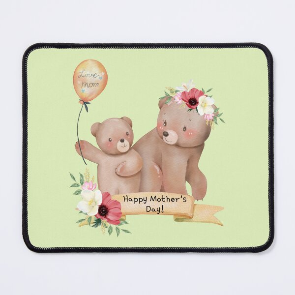 Item preview, Love You Mom - Happy Mother's Day Bear Love designed and sold by DaffodilArts.