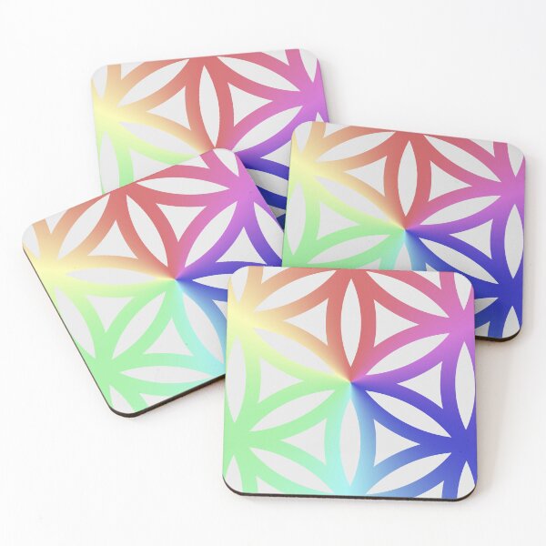 Item preview, ❁ FLOWER OF LIFE rainbow designed and sold by aipinupdoll.