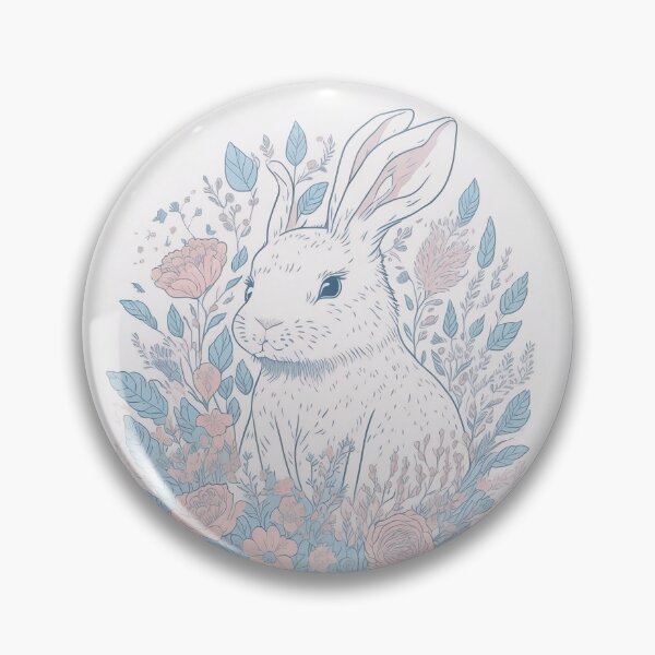 Item preview, White Bunny Cute and Gentle designed and sold by pigipeach.