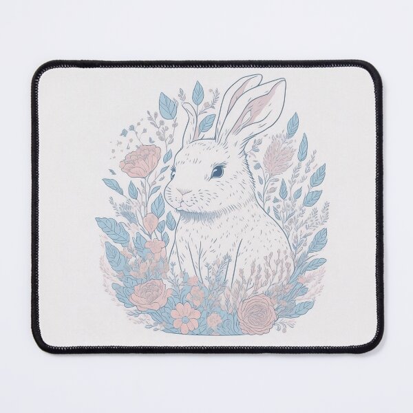 Item preview, White Bunny Cute and Gentle designed and sold by pigipeach.