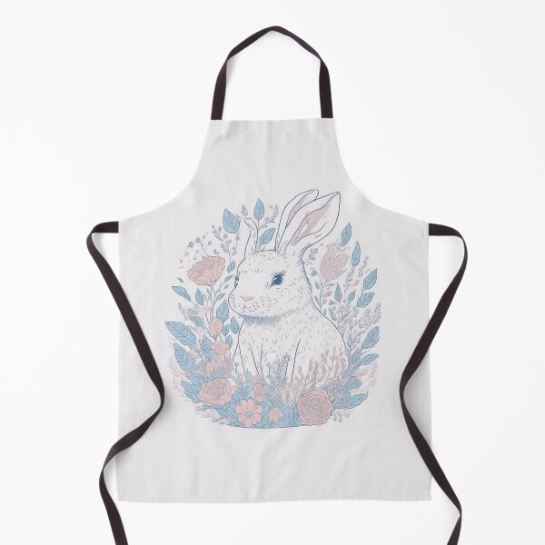Item preview, White Bunny Cute and Gentle designed and sold by pigipeach.