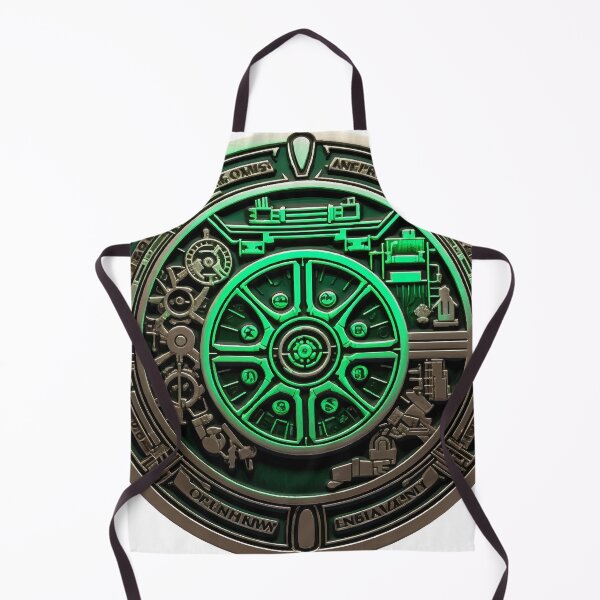 Item preview, Cyber Coin Green Glow designed and sold by MotoringZen.