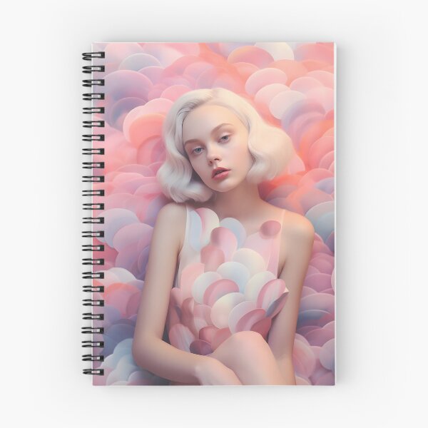 Item preview, Image of a girl posing on a pink background designed and sold by HaberkaDesign.