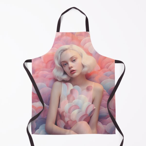 Item preview, Image of a girl posing on a pink background designed and sold by HaberkaDesign.