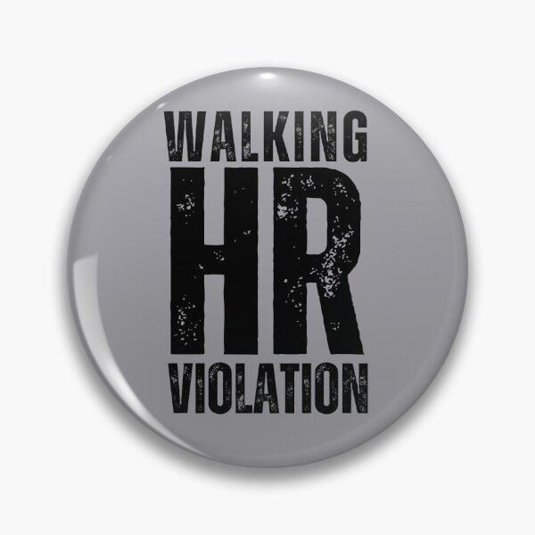 Item preview, Walking HR violation designed and sold by PellSilversmith.
