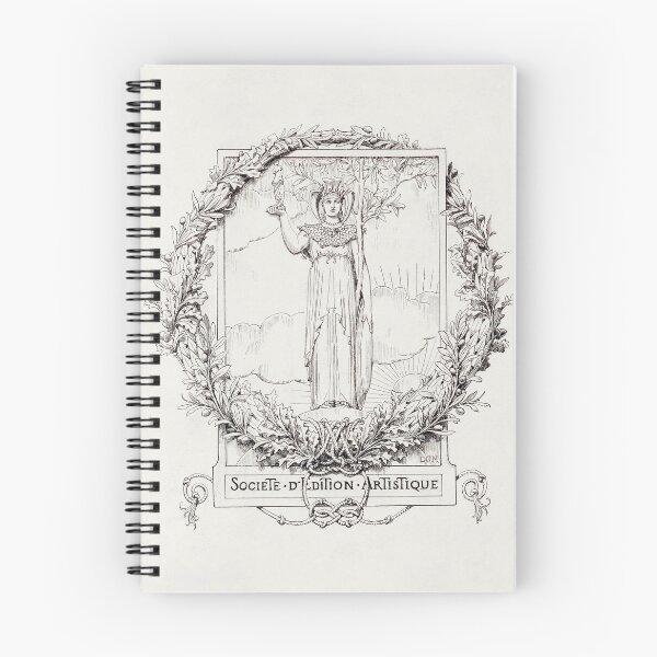 Item preview, Allegorical figure (20th century) drawing vintage designed and sold by Earth Nature Creations.