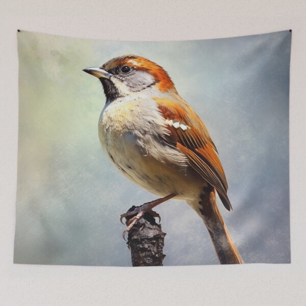 Item preview, Sparrow Perch Gentle Watcher designed and sold by Paintings By Simon .