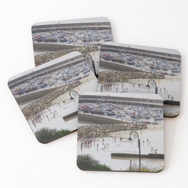 Item preview, Overview Of Lyme Regis Beach And Harbour, Dorset, England designed and sold by lezvee.