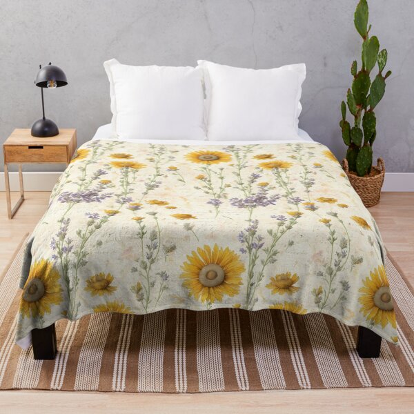 Item preview, lavander, calendula, chamomile flowers pattern designed and sold by basitcv.