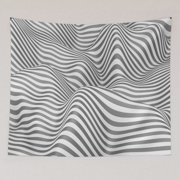 Artikelvorschau, Crazy Striped Waves entworfen und verkauft von stylebytara.
