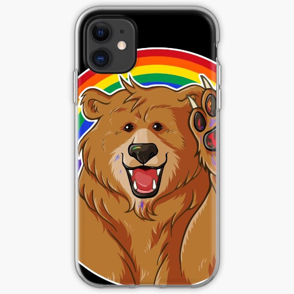 BOBO LIKES TO WOOF - GAY PRIDE iPhone Soft Case