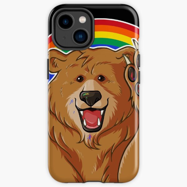 BOBO LIKES TO WOOF - GAY PRIDE iPhone Tough Case