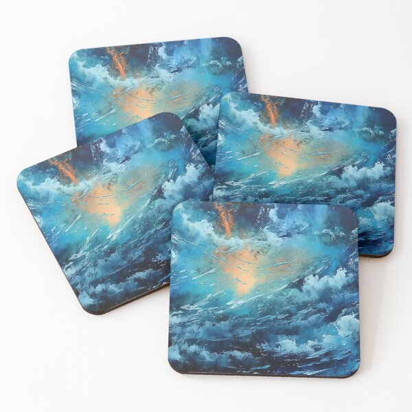 Item preview, Azure Cloud Golden Rapture designed and sold by Paintings By Simon .