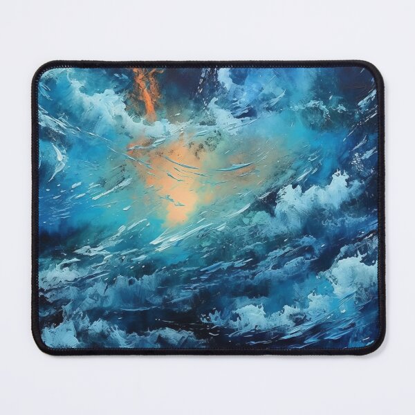 Item preview, Azure Cloud Golden Rapture designed and sold by Paintings By Simon .