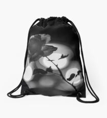 Flower macro Drawstring Bag