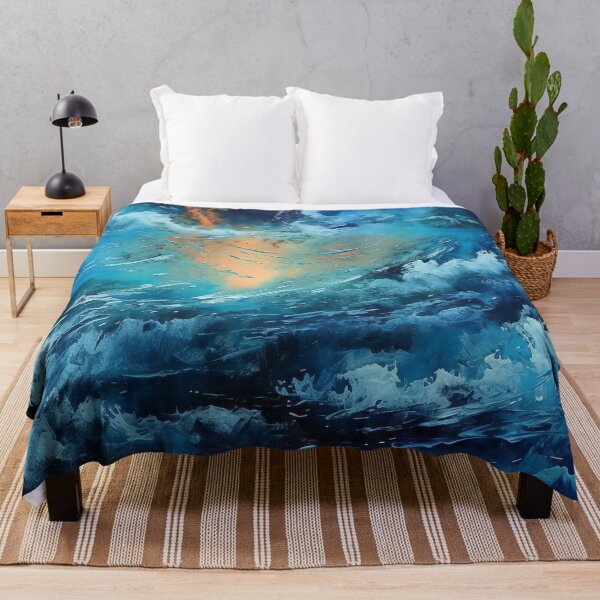 Item preview, Azure Cloud Golden Rapture designed and sold by Paintings By Simon .