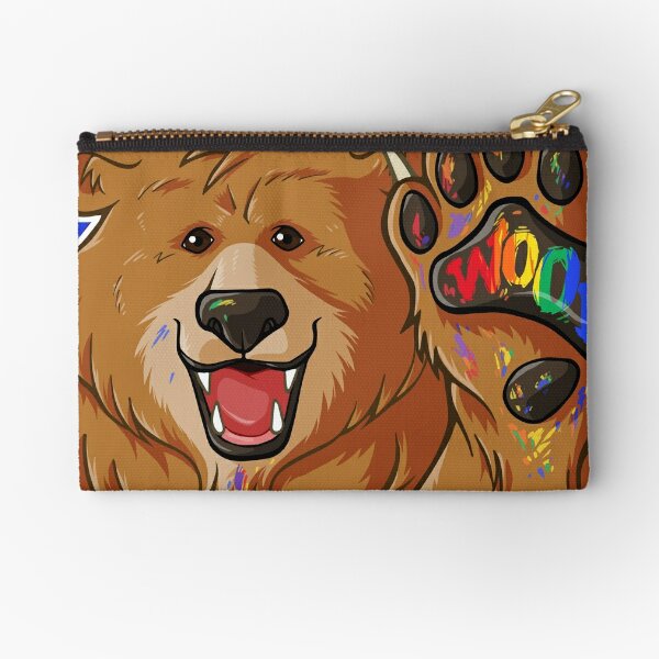 BOBO LIKES TO WOOF - GAY PRIDE Zipper Pouch