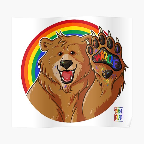 BOBO LIKES TO WOOF - GAY PRIDE Poster