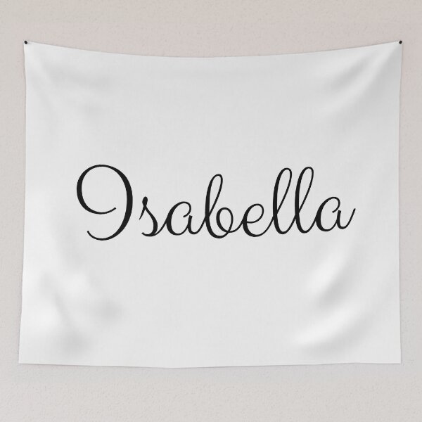 Item preview, Isabella name written in nice simple font designed and sold by HaberkaDesign.
