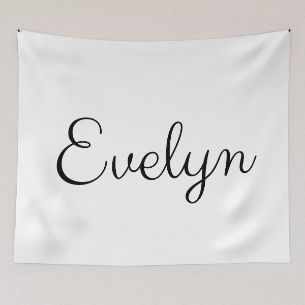 Item preview, Evelyn name written in nice simple font designed and sold by HaberkaDesign.