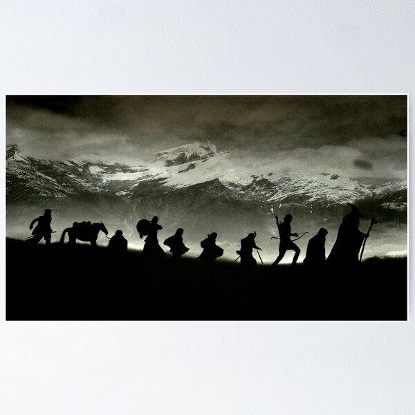 The Fellowship of the Ring Silhouette  Boromir, Samwise Gamgee