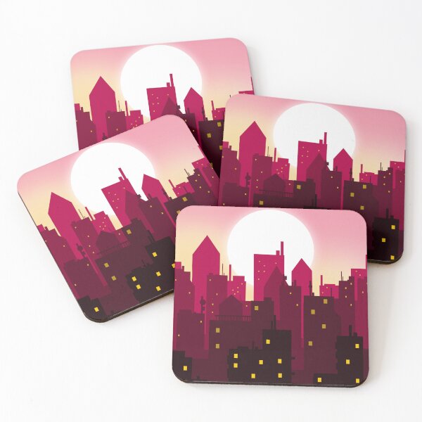 Item preview, Cityscape beautiful sunset designed and sold by Preety Padhiyar.