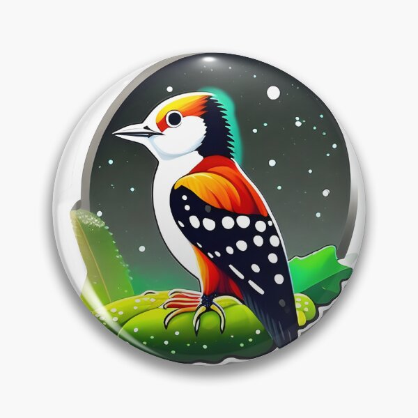 Item preview, Pondering Bird at Night designed and sold by SunobStickers.