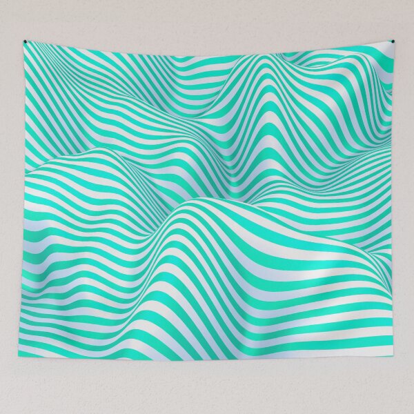 Artikelvorschau, Crazy Striped Waves entworfen und verkauft von stylebytara.