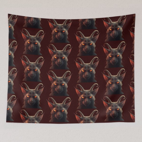 Item preview, satanic cat designed and sold by No-No-Name.